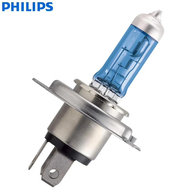 Philips с украшением в виде кристаллов видение 9003 HB2 H4 12V 60/55W P43t 12342CVSM 4300 К яркий белый автомобиль галогенная передняя фара Hi/lo луч(двойная упаковка