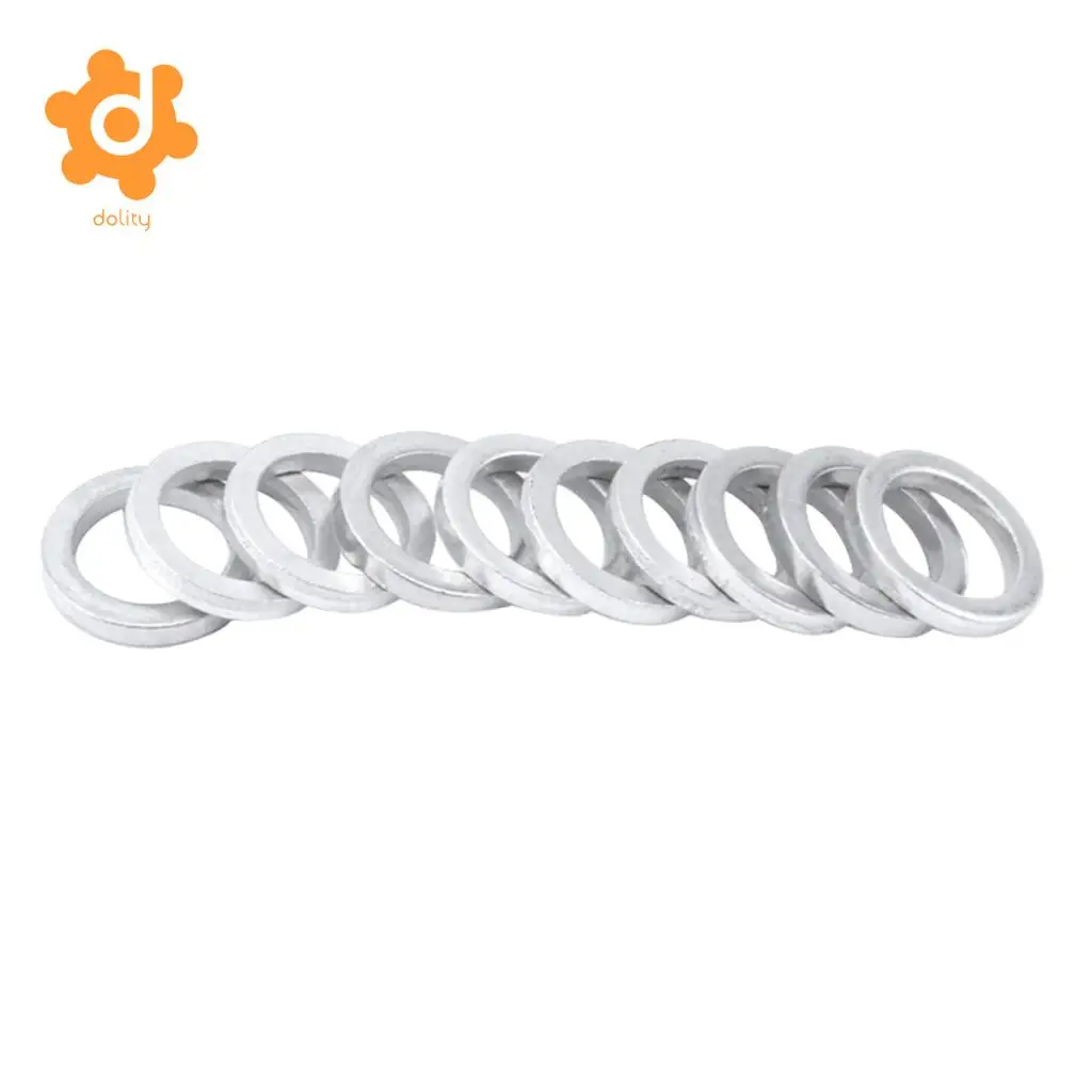 dolity Pack of 10pcs Bike Chainwheel Screw Chainring Washer Gasket Bicycle Dual to Single Chain Wrench Spacer 2mm Thick