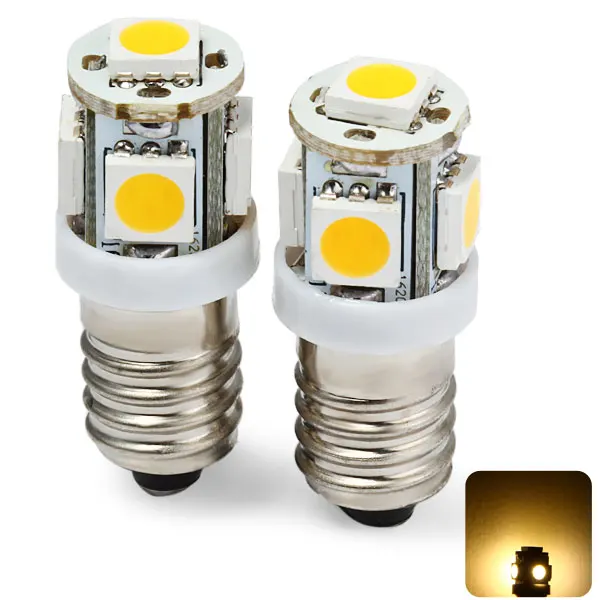 Sencart 50Psc E10 1447 белый/синий/теплый белый/желтый/белый/красный 5x5050SMD светодиодный Birne