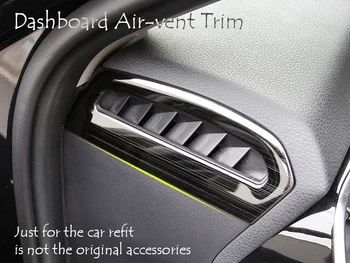 

For Toyota Camry 2017 2018 XV70 Car Console Dashboard Air Conditioner Out-let Vent Frame Cover Sticker Trim Car Styling