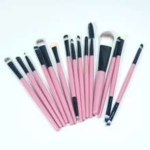 pro 15 pcs/Sets Make Up Brush Set Eye Shadow Foundation Eyebrow Lip Brush Makeup Brushes Tools Cosmetic Kits for makeup