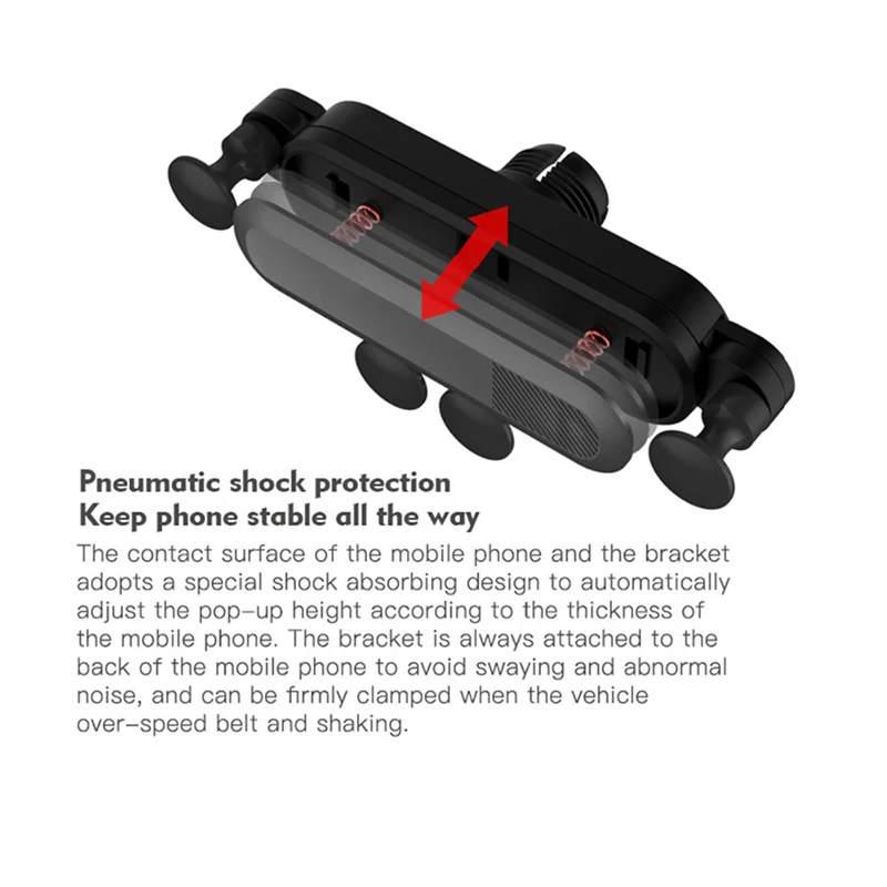 Универсальный гравитационный кронштейн, автомобильный держатель для телефона, крепление на вентиляционное отверстие, подставка, зажим для смартфона, автомобильный держатель для Iphone X Xs Max Samsun G