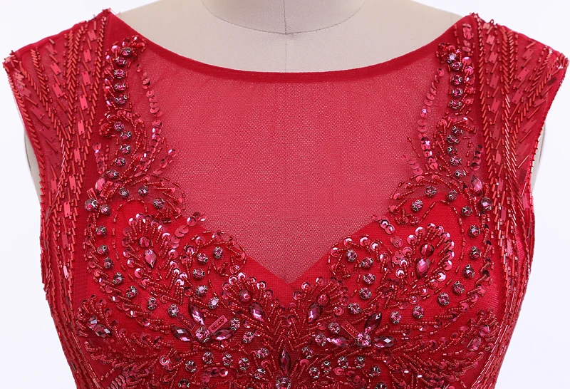 sleeveless formal women party floor length