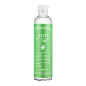 

SECRET KEY Aloe Soothing Moist Toner 248ml Facial Toner Essence Face Skin Care Moisturizing Smoothing Skin Shrink Pores