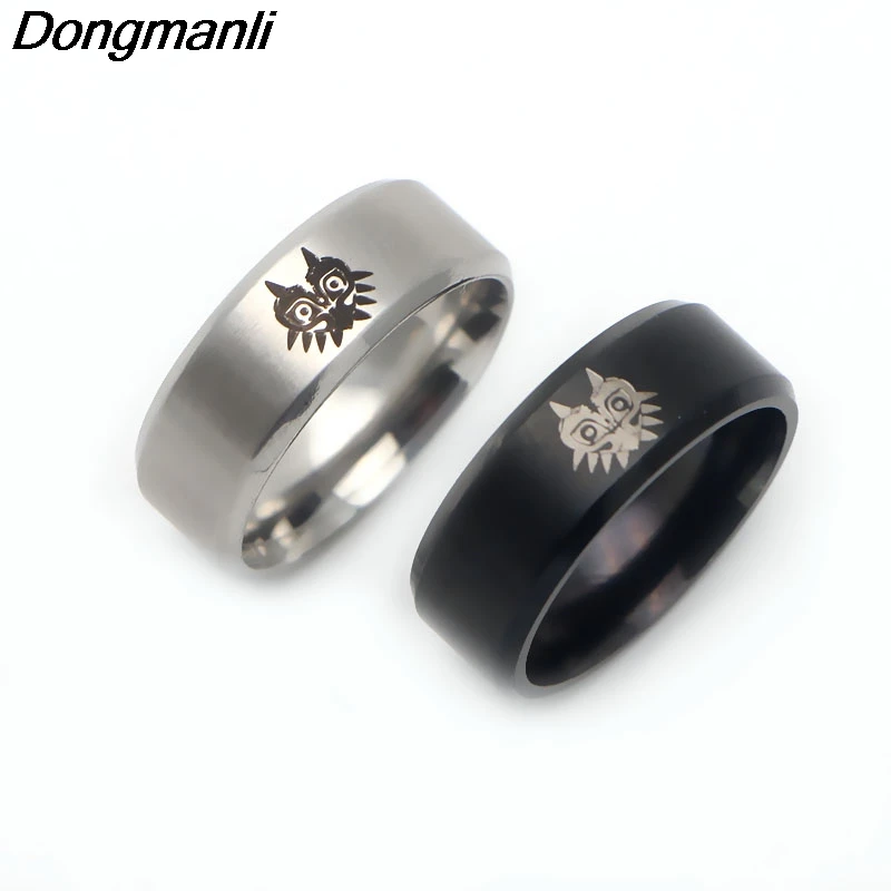 M1431 DMLSKY Men's Legend Of Zelda Ring In Black Silver For Men