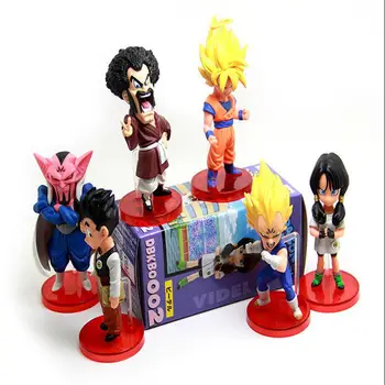 

6pcs/set Dragon Ball Z Action Figure Toys Son Goku Vegeta PVC Action Figures Collectible Toys Free Shipping