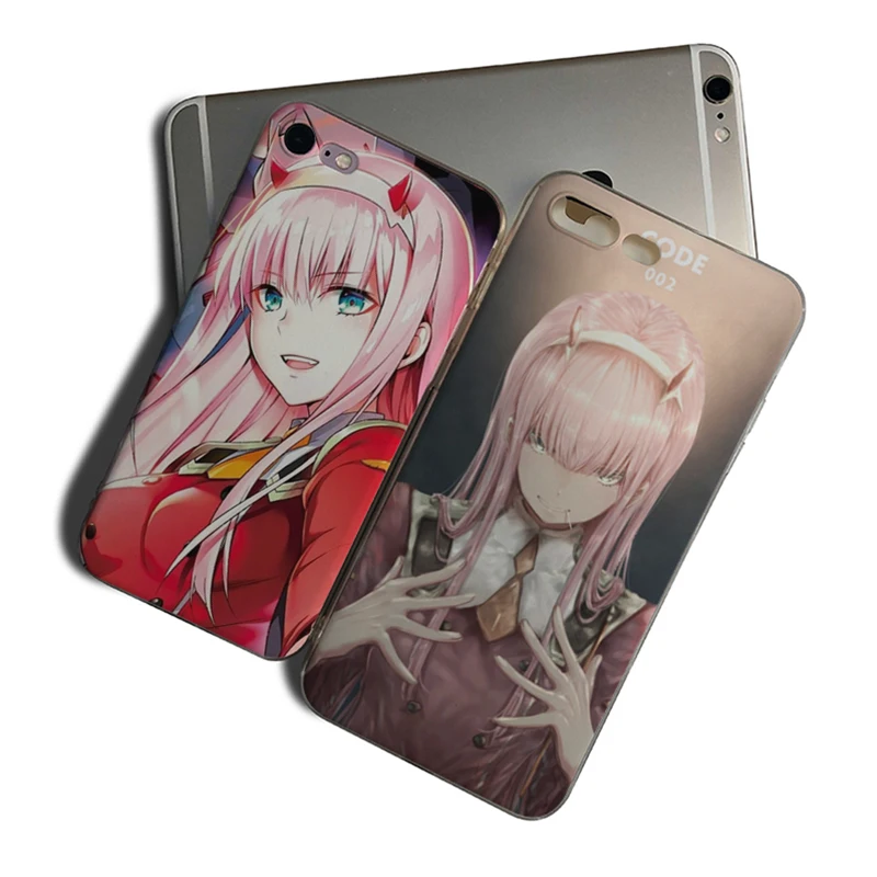 

IMIDO Darling in the FranXX Back Cover Fashion Phone Shell For Iphone 6 6S 6PLUS 6SPLUS 7 8 7PLUS 8PLUS X XS XR XSMAX 5 5S SE