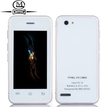 Оригинал Мелроуз S8 MTK6580 Quad-core Мини мобильный телефон Android 4.4 2.4 “WCDMA 3 Г Смартфон Одноместный SIM сенсорный экран сотовые телефоны