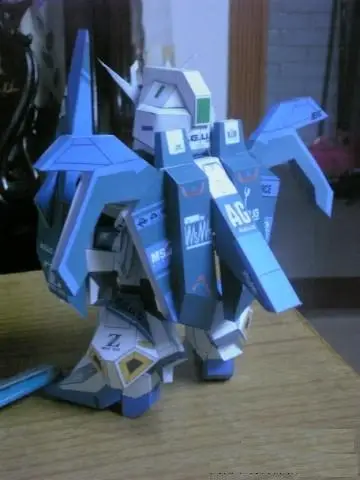 Gundam SD Zeta Z три версии 3D бумажная модель сделай сам