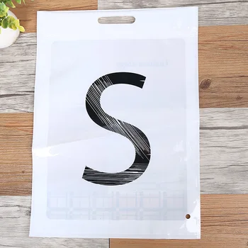 

Large plastic bag clothing fashion zipper ziplock bags socks underwear packaging travel storage with handle package