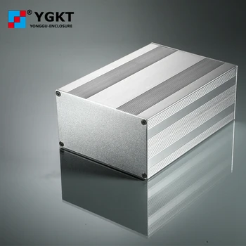 

Wire terminals Electronics box aluminum profile extruded enclosure black colour junction box 145*82*90mm