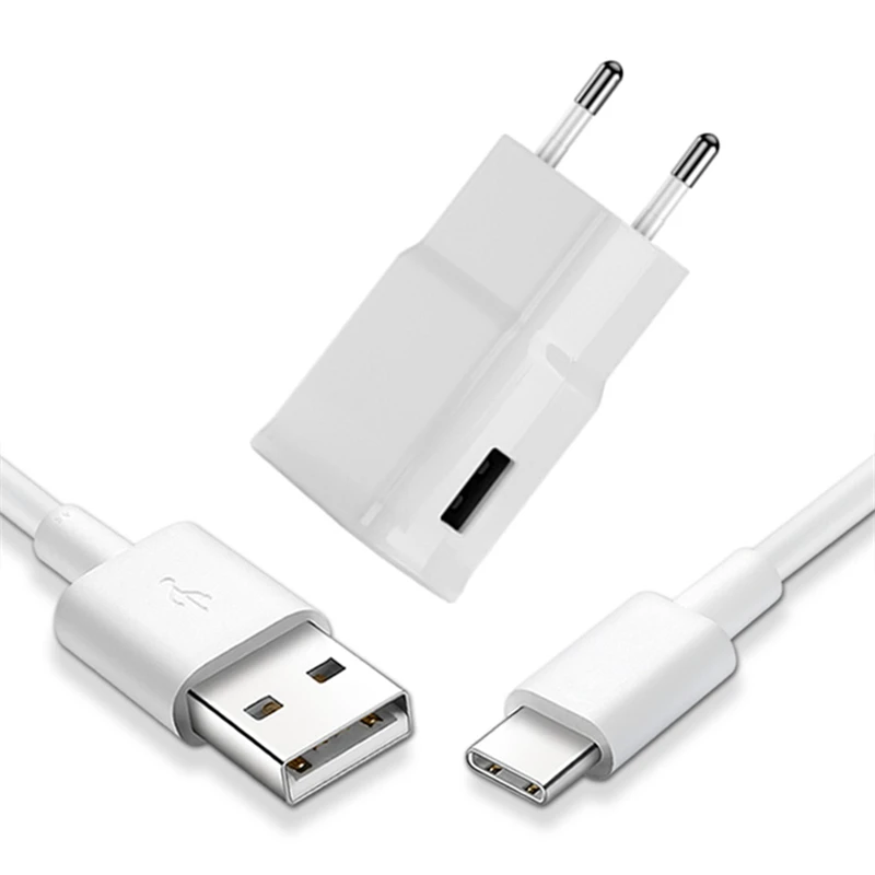 Комплект для путешествий зарядное устройство USB + кабель Type C Xiaomi 5 5X 5S Plus 6 6X 8 SE Mix 2