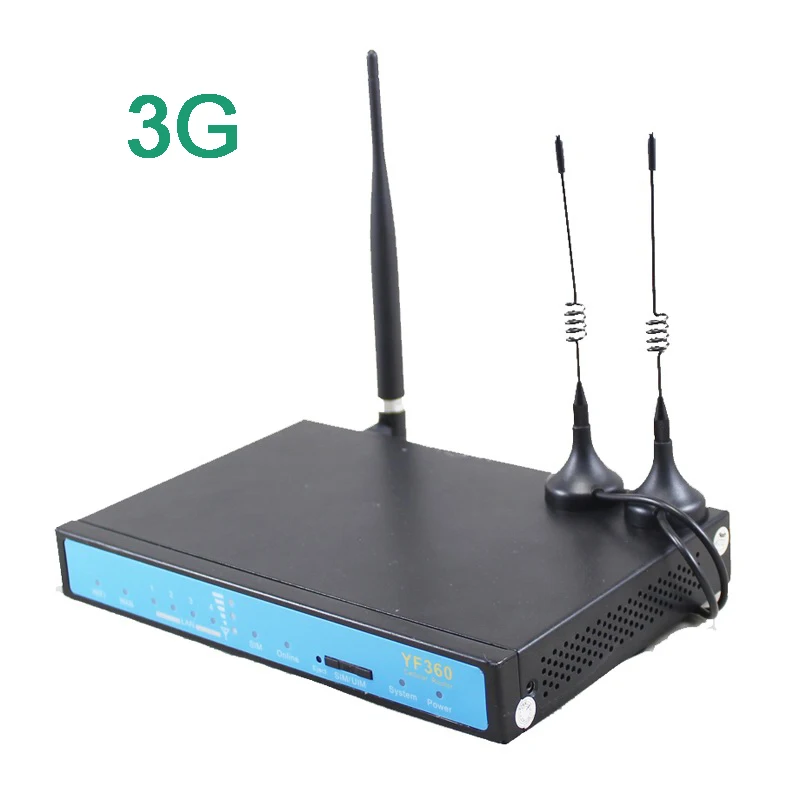 YF360 Series M2M industrial 3G wifi vpn router with external antennain