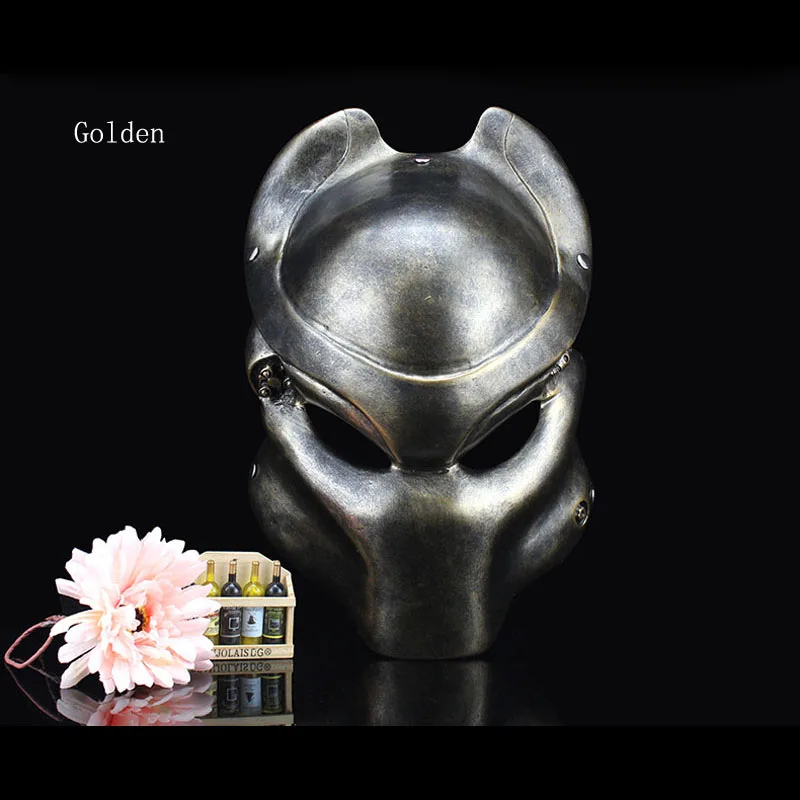 

1pcs/lot Party Mask Resin AVP Alien vs. Predator Mask Halloween Mask Terrorist Masks For Collection
