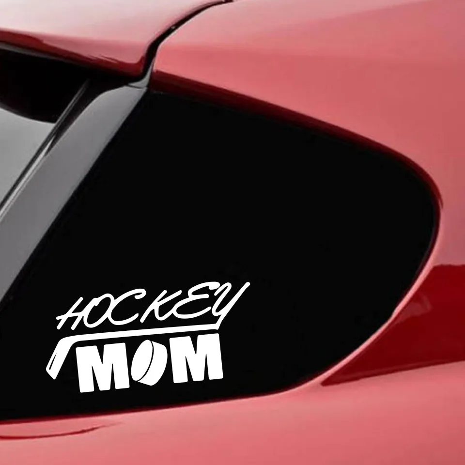 Автомобильная наклейка s 18 см* 8,3 см Хоккейная Мама смешной Юмор автомобиль мотоциклы украшение 3D светоотражающий Автомобиль Стайлинг стикер на заказ