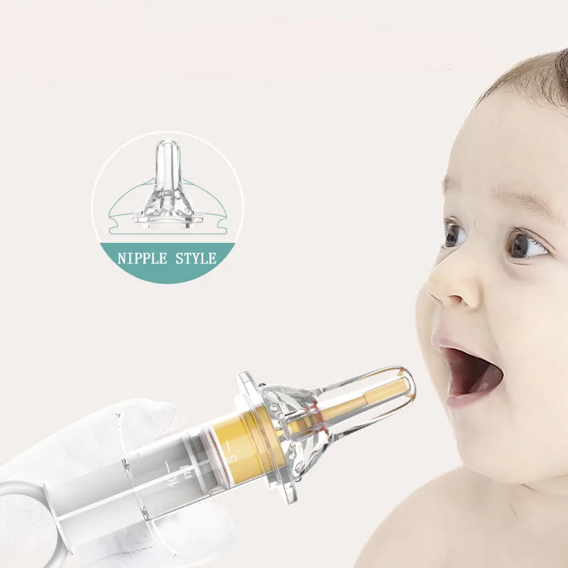 

Free BPA Baby 10ml Medicinal Liquid Feeding Needle Type Silicone Nipple Fruit Juice Feeder Squeeze Dropper Dispenser Pacifier