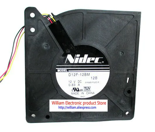 

New original Nidec D12F-12BM 12B 12V 0.83A turbo blower cooling fan