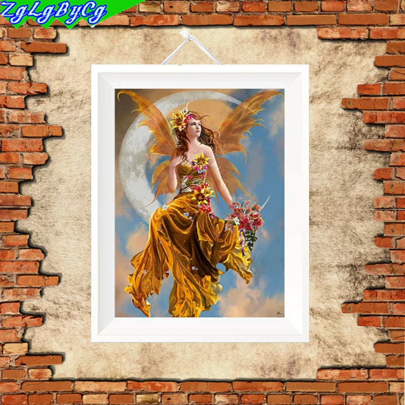 

2017 5d diamond mosaic Diy Diamond painting cross stitch fashion crystal girl Portrait painting rhinestone embroidery