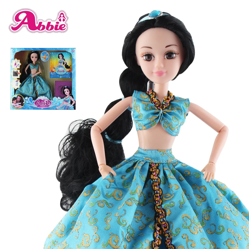 Abbie Princenss Dolls Aladdin Doll New Arrived Brave Fashion Fun And Educational Toys Play with Children As Gift Christmas DIY original aladdin and the magic lamp action figures toy aladdin jasmine princess model doll
