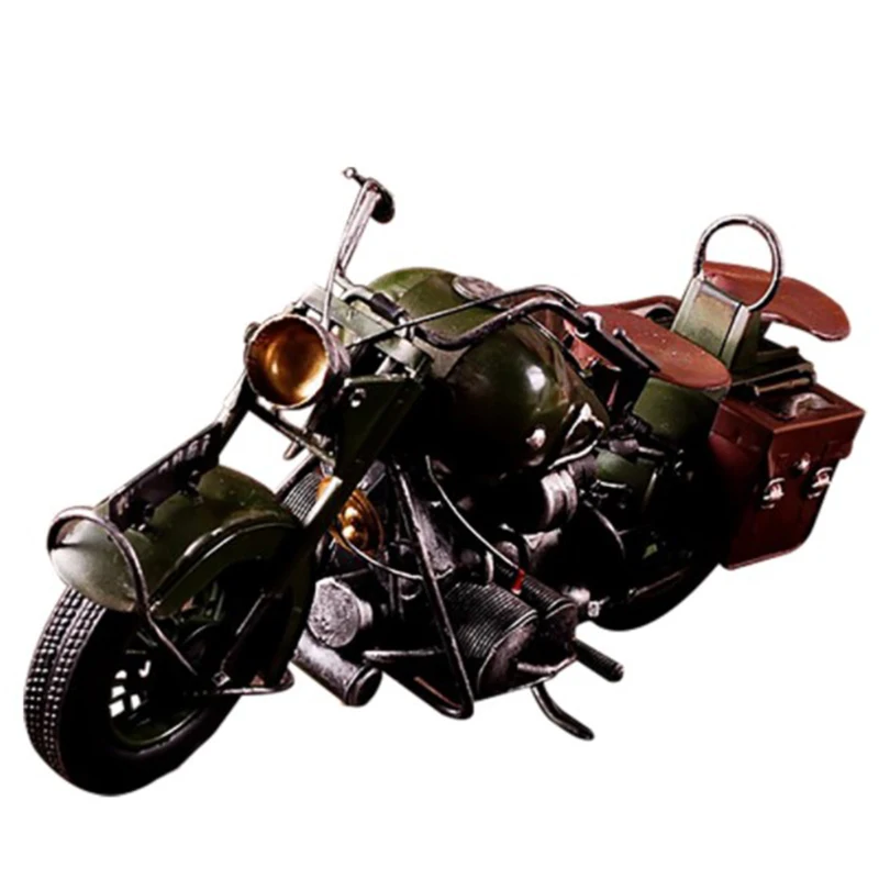 

Vintage Retro Motorcycle Model Props Metal Craft Ornaments Bar Coffee Metal Bubble Handicraft Furnishing Articles Decor Gift