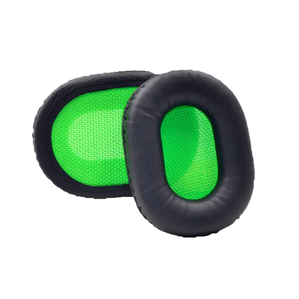 Whiyo 1 pair of Replacement Ear Pads Cushion Cover Earpads Pillow for Razer Battlefield 3 4 Headphones
