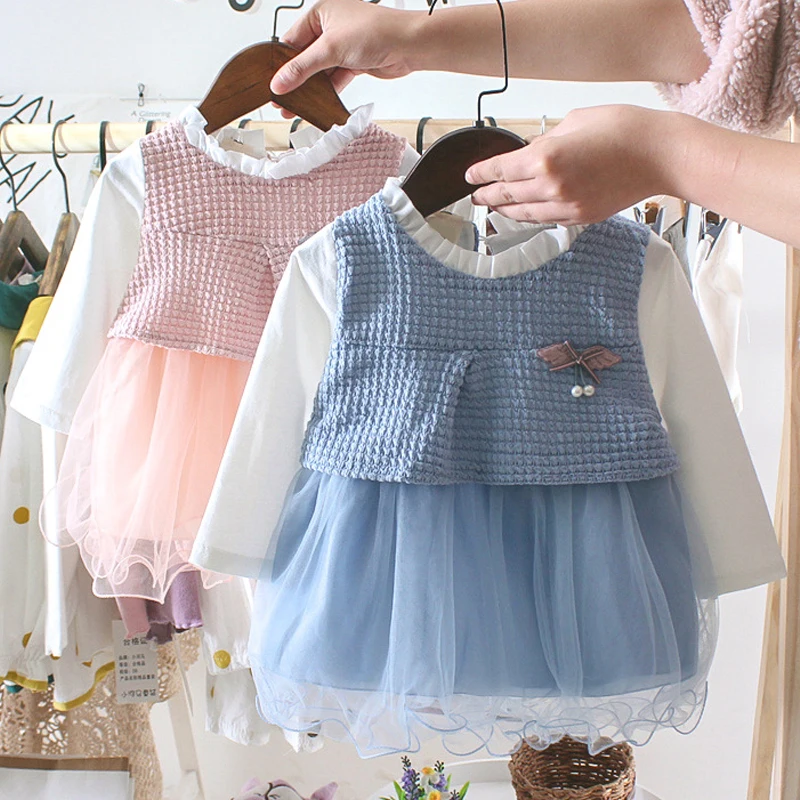 Melario/весенние детские платья для девочек; повседневная одежда; платье для девочек со звездами; одежда для детей; платье-пачка для маленьких девочек; одежда для малышей
