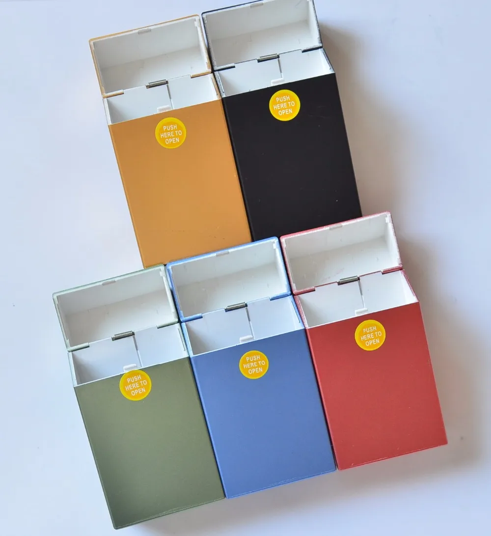 10pcs/lot 105X60X26MM plastic 100S cigarette case ,Wholesale plastic