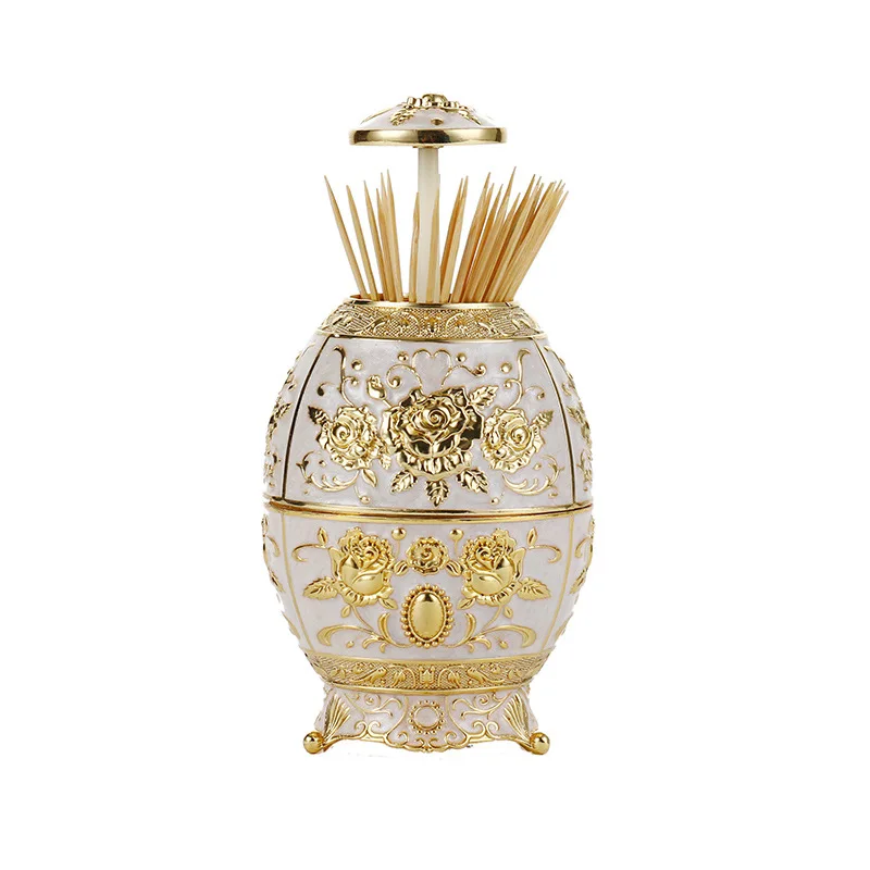 

Factory Direct European Creative Toothpick Holder Automatic Toothpick Box Mini Portable Fashion Hotel Cool Home Supplies