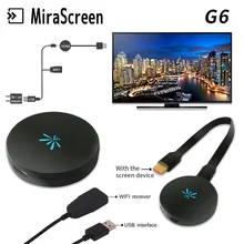 Mirascreen tv Stick G6 Wifi 2,4G/5G HDMI 1080P Дисплей приемник miracast Airplay DLNA для ios планшет телефон Android