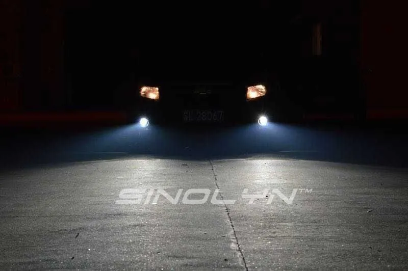 SINOLYN Bi xenon HID прожектор противотуманной фары объектив дальнего H11 Высокая Низкая для автомобиля Мотоцикл модернизации DIY Универсальный