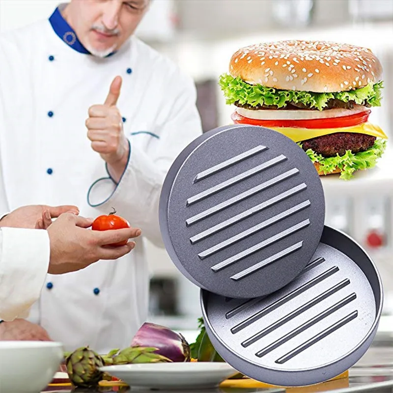 Пресс для гамбургеров из алюминиевого сплава антипригарное приспособление для приготовления бургеров мясо гриль для говядины пресс для бургеров Пэтти мейкер форма обеденные барные кухонные принадлежности