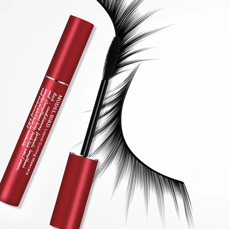 

Rolling mascara 4D silicone brush head waterproof and sweat-proof 4d silk fiber eyelash mascara