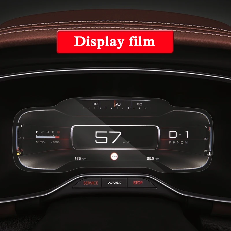 Стальная стеклянная пленка для экрана GPS навигации Citroen C5 Aircross 2018 2019 ТПУ приборной
