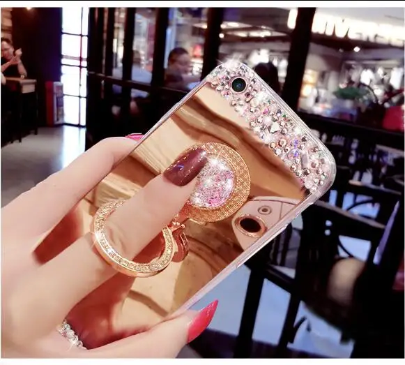 Для Samsung Galaxy A5 A7 A8 2015 чехол для телефона с бриллиантами и защитой от падения мягкий