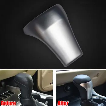 

1Pc ABS Car Auto Console Gearshift Gear Shift Knob Decal Cover Trim Sticker Fit For Toyota 2015 Highlander car styling