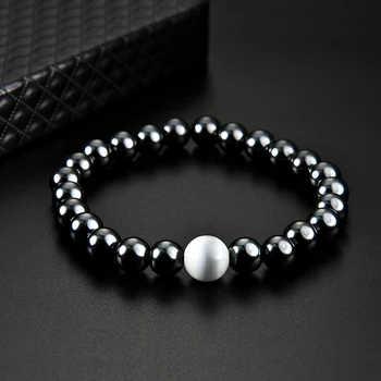 Bijou Aimanté de Perle Hématite