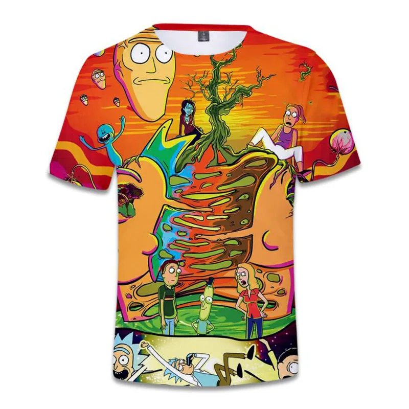 Rick y Morty 3D Print T-Shirt moda de verano Anime Funny Ricky y Morty o-cuello Hombre Camisetas manga corta Camiseta hombres Camiseta Rick y Morty 3D Print T-Shirt moda de verano Anime Funny Ricky y Morty o-cuello Hombre Camisetas manga corta Camiseta hombres Camiseta