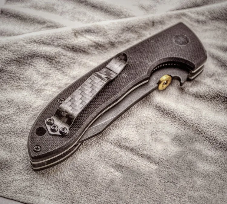 C81/710/551 Clip Pocket Clip Carbon Fiber CQC EDC Knife Clip Back Clip 3K Carbon Fiber