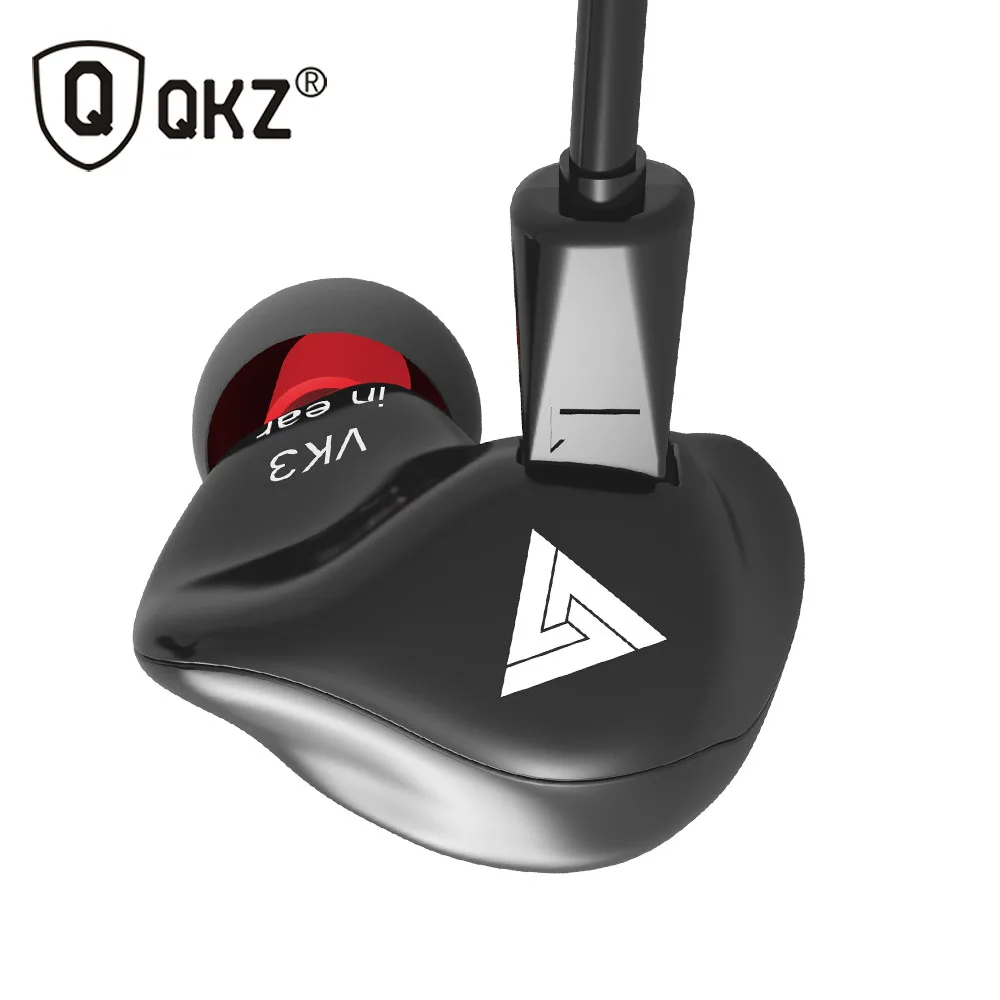 Оригинальные наушники вкладыши QKZ VK3 HIFI DJ Monito Спортивная гарнитура для бега