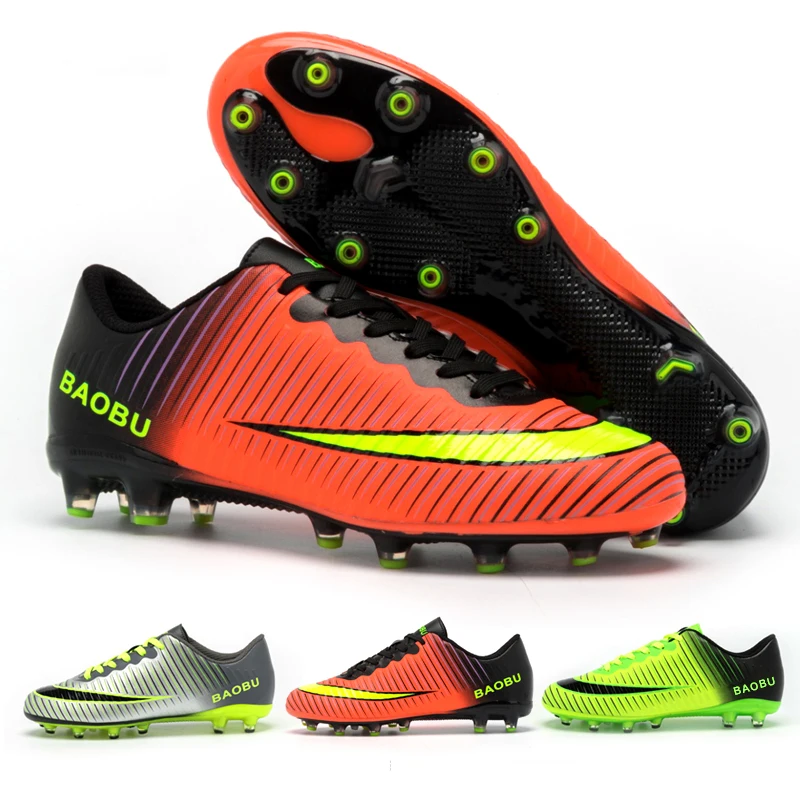 fg soccer cleats on turf