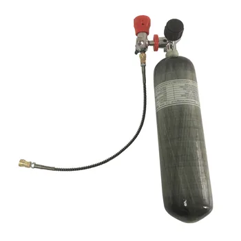Billige AC103201 Paintball Tank Carbon 3L 4500Psi 300Bar Pcp Tauchen Mini Scuba Gun Gewehr Condor Air Tank Mit Ventil Und Füllung Station