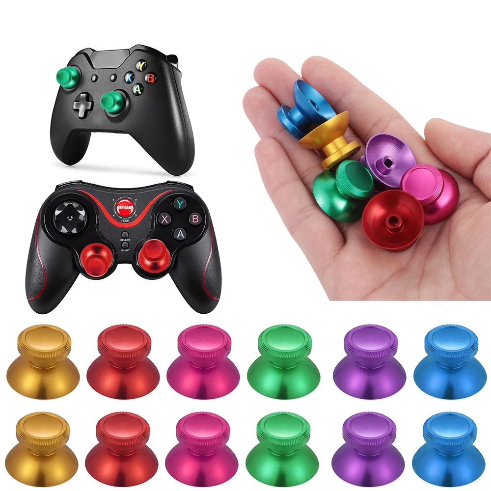 

1PC Universal Aluminum Controller Joystick Analog Colorful Thumbstick Grip Caps Cover For PS4 Xbox One Replacement High Quality