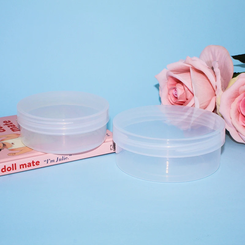 Happy Monkey 20pcs/Lot 120/220ml Slime Box New Plastic Storage Box With Lids For Fluffy Clear Slime Accessories Toy Happy Monkey 20pcs/Lot 120/220ml Slime Box New Plastic Storage Box With Lids For Fluffy Clear Slime Accessories Toy
