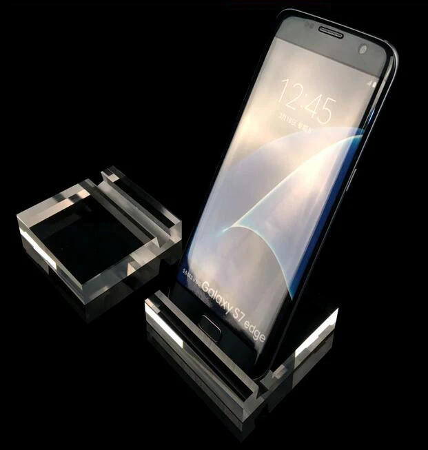 

10pcs Free shipping Clear acrylic mobile cell phone display stand phone Digital product holder jewelry/watch display holder rack
