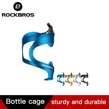 

ROCKBROS Cycling Bike Bicycle Water Bottle Holder Aluminium Alloy Ultralight MTB Ride Bike Accessories Bike Bottle Cage Holder