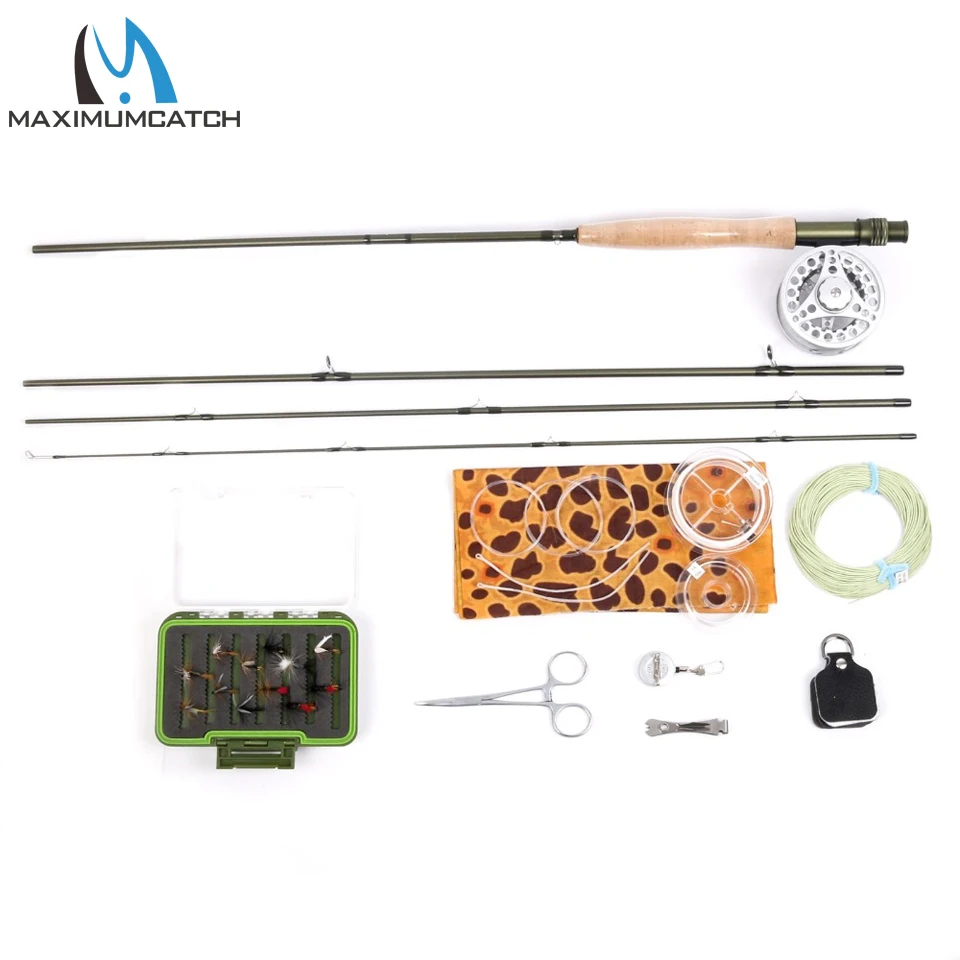 

Maximumcatch Fly Fishing Rod Combo 9FT Fly Rod & 5wt Reel Fly Rod Line Reel Combo