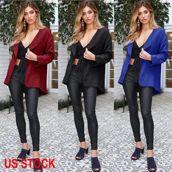 

Autumn Women Suit Casual Jacket New Slim Coat Fashion Outwear Long Sleeve Jackets Streetwear