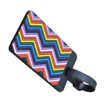 

Portable Secure Travel Suitcase ID Luggage Handbag Large Tag Label (Yellow+Blue)