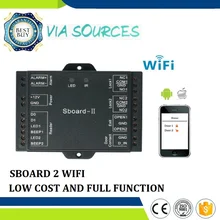 Sboard-II Wifi может удалять открытую дверь с помощью мобильного телефона Поддержка Wiegand 26~ 37 бит считыватель расширенный мини Wifi контроллер доступа