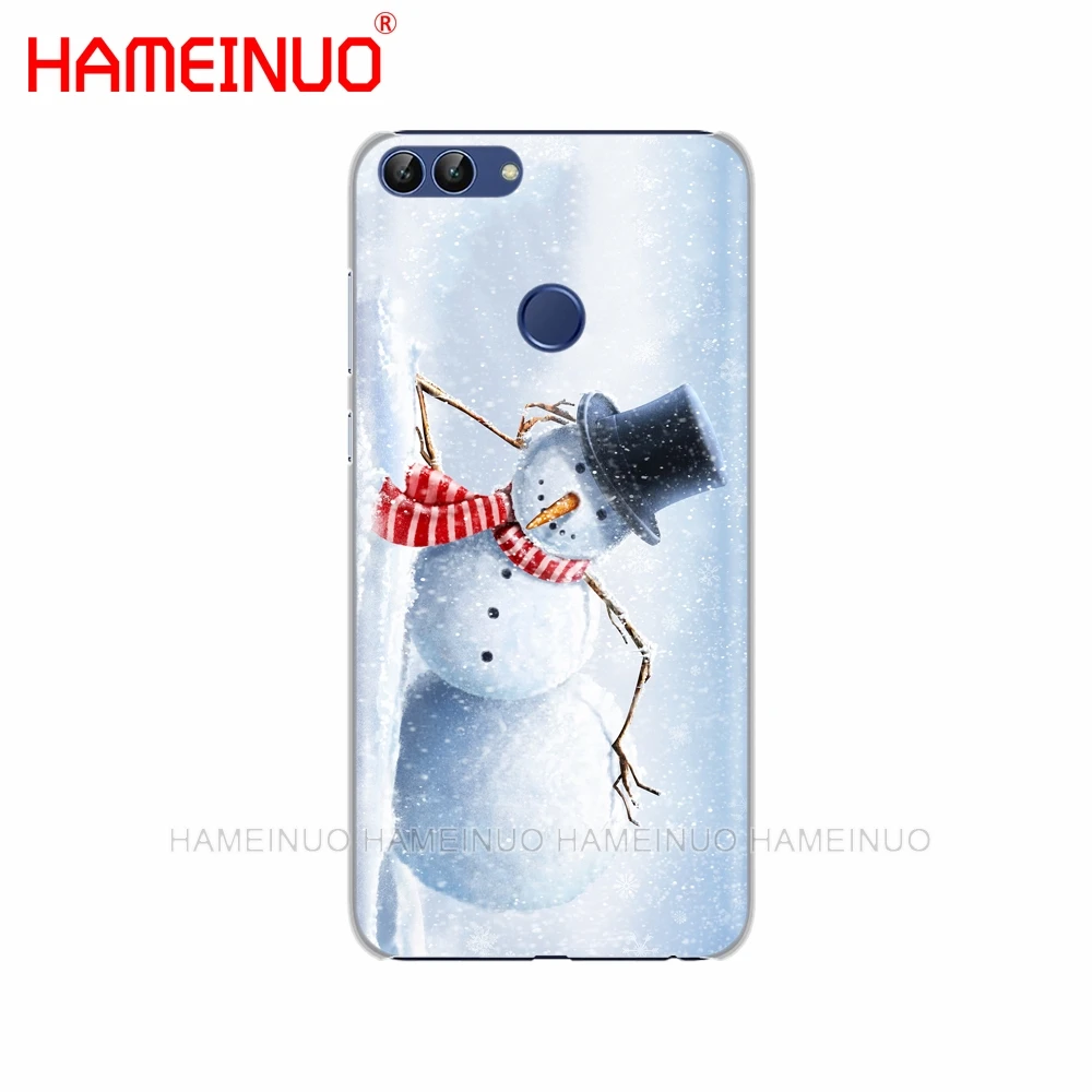 Рождественский милый чехол HAMEINUO со снеговиком и снежинками для телефона Huawei NOVA 2